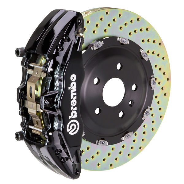 Brembo GT Big Brake Kit Front 6-Piston 380x34 - Toyota Land Cruiser J250 24+ - GT Black Drilled - Revzone