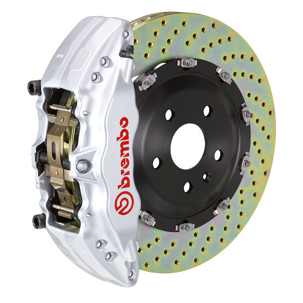 Brembo GT Big Brake Kit Front 6-Piston 380x34 - Toyota Land Cruiser J250 24+ - GT Silver Drilled - Revzone