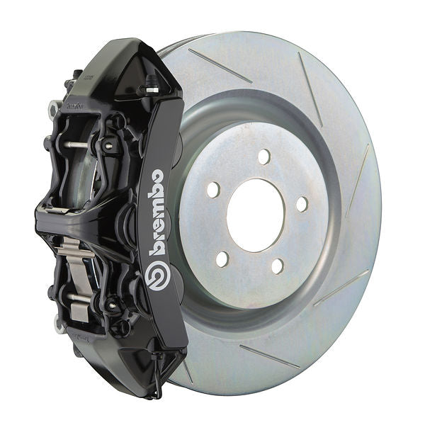 Brembo GT Big Brake Kit Front 6-Piston 411x34 - Mercedes-Benz GL350, GL450, GL550 X166 W166 12-19 - GT Black Slotted Type 1 - Revzone