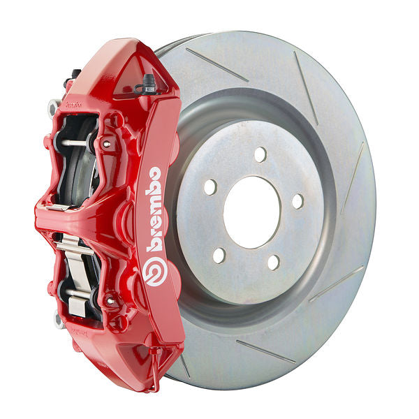 Brembo GT Big Brake Kit Front 6-Piston 411x34 - Mercedes-Benz GL350, GL450, GL550 X166 W166 12-19 - GT Red Slotted Type 1 - Revzone
