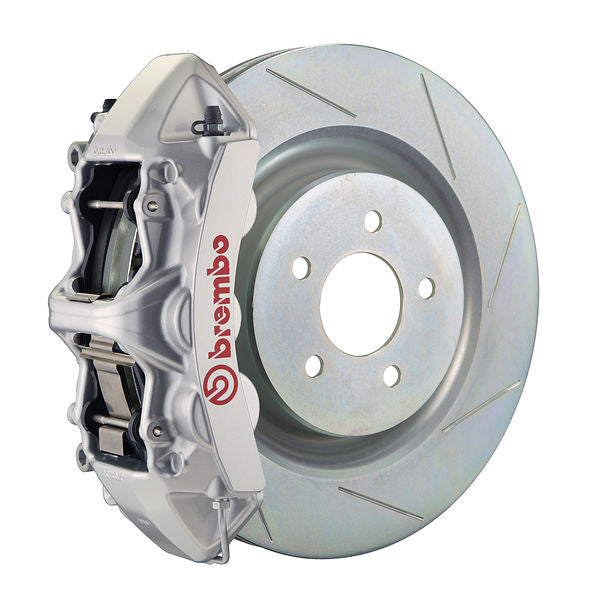 Brembo GT Big Brake Kit Front 6-Piston 411x34 - Mercedes-Benz GL350, GL450, GL550 X166 W166 12-19 - GT Silver Slotted Type 1 - Revzone