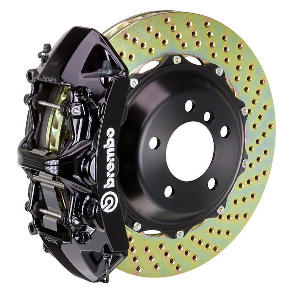 Brembo GT Big Brake Kit Front 6-Piston 380x32 - Infiniti Q50, Q50S 14-24 - GT Black Drilled - Revzone