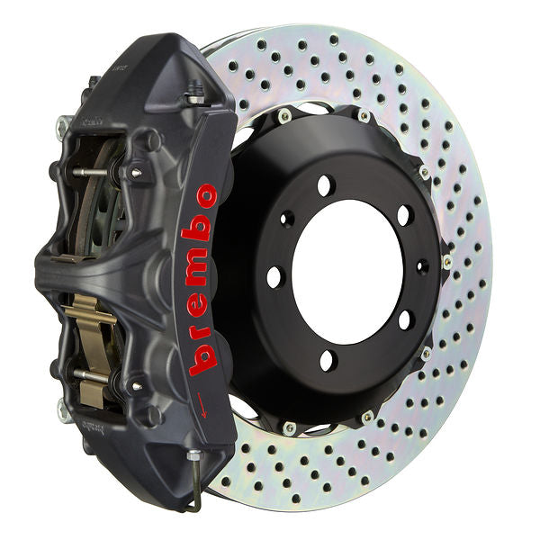 Brembo GT Big Brake Kit Front 6-Piston 355x32 - Porsche 930 78-79 - GT-S Black Drilled - Revzone