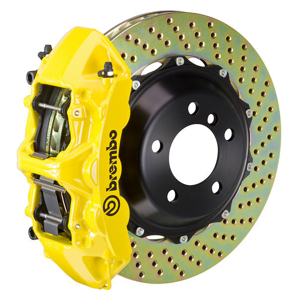 Brembo GT Big Brake Kit Front 6-Piston 355x32 - Porsche 930 80-89 - GT Yellow Drilled - Revzone
