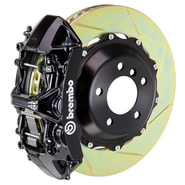 Brembo GT Big Brake Kit Front 6-Piston 355x32 - Mercedes-Benz SL550 R230 09-12 - GT Black Slotted Type 1 - Revzone