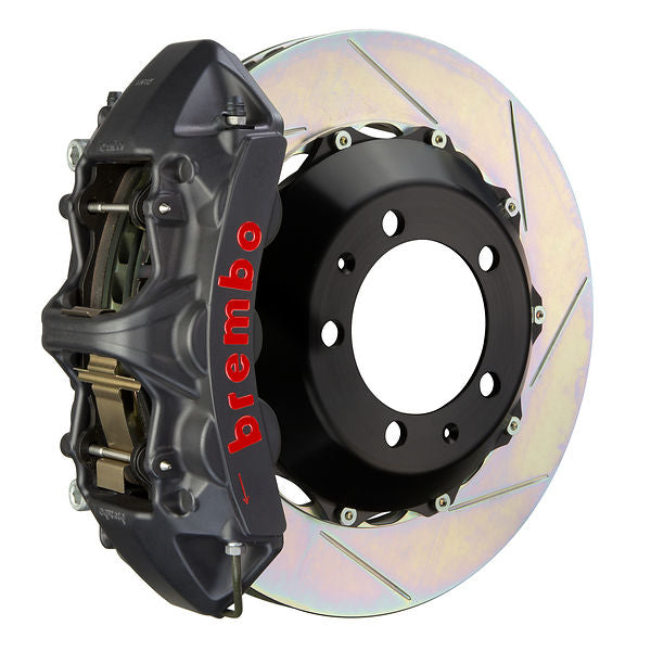 Brembo GT Big Brake Kit Front 6-Piston 355x32 - Porsche 930 80-89 - GT-S Black Slotted Type 1 - Revzone