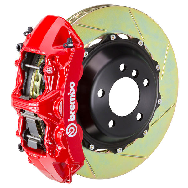 Brembo GT Big Brake Kit Front 6-Piston 355x32 - Mercedes-Benz SL550 R230 09-12 - GT Red Slotted Type 1 - Revzone
