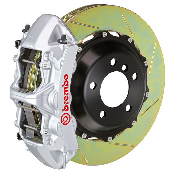 Brembo GT Big Brake Kit Front 6-Piston 380x32 - Mercedes-Benz SLK55 AMG R171 05-11 - GT Silver Slotted Type 1 - Revzone