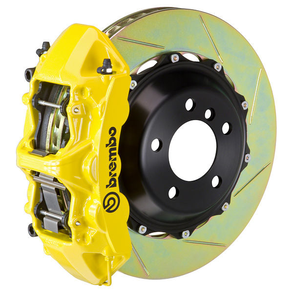 Brembo GT Big Brake Kit Front 6-Piston 355x32 - Porsche 930 80-89 - GT Yellow Slotted Type 1 - Revzone