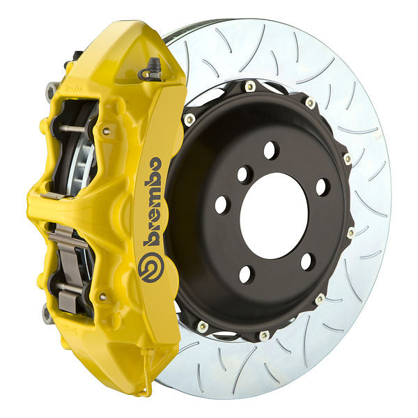 Brembo GT Big Brake Kit Front 6-Piston 355x32 - Porsche 930 80-89 - GT Yellow Slotted Type 3 - Revzone
