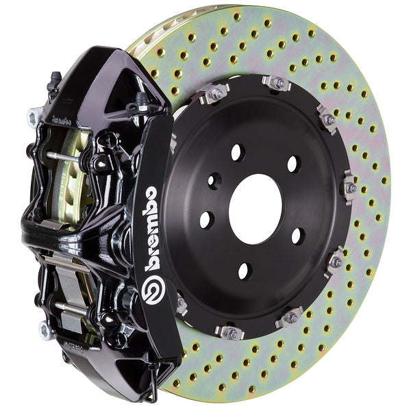 Brembo GT Big Brake Kit Front 6-Piston 380x34 - Audi RS3 Sportback 8V 15-20 - GT Black Drilled - Revzone