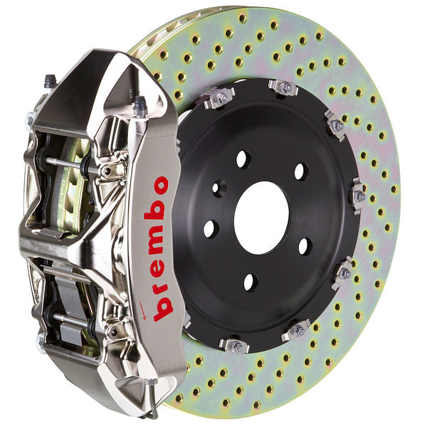 Brembo GT Big Brake Kit Front 6-Piston 380x34 - Toyota Alphard AH30 16-22 - GT-R Drilled - Revzone