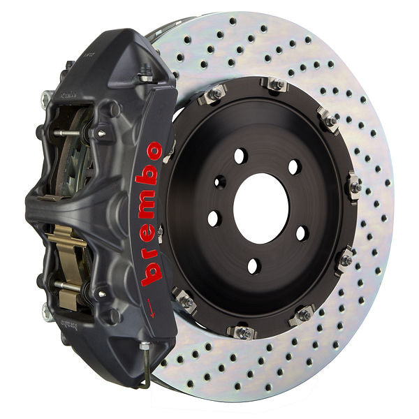 Brembo GT Big Brake Kit Front 6-Piston 380x34 - Mercedes-Benz Metris W447 16-23 - GT-S Black Drilled - Revzone