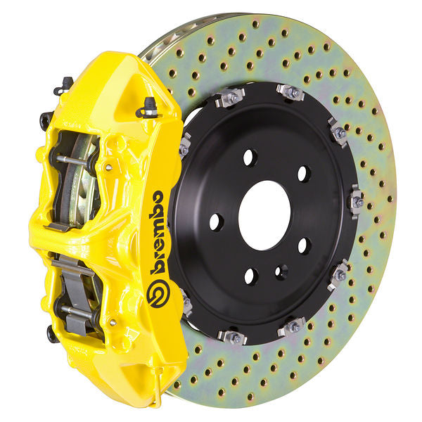 Brembo GT Big Brake Kit Front 6-Piston 380x34 - Mercedes-Benz Metris W447 16-23 - GT Yellow Drilled - Revzone