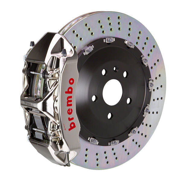 Brembo GT Big Brake Kit Front 6-Piston 405x34 - Porsche Macan S PSCB 15-24 - GT-R Drilled - Revzone