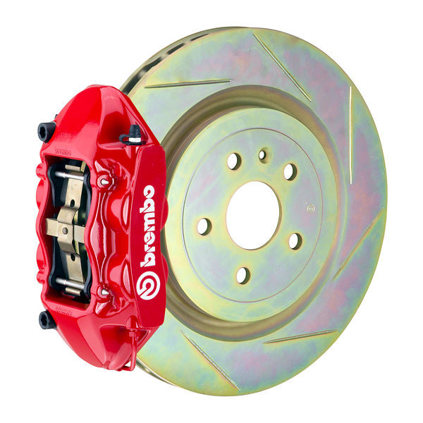 Brembo GT Big Brake Kit Front 4-Piston 336x28 - Volvo C30 08-13 - GT Red Slotted Type 1 - Revzone