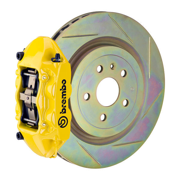Brembo GT Big Brake Kit Front 4-Piston 336x28 - Volvo C30 08-13 - GT Yellow Slotted Type 1 - Revzone
