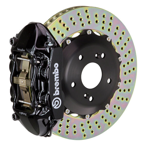 Brembo GT Big Brake Kit Front 4-Piston 328x28 - Mazda Miata MX-5 ND 16+ - GT Black Drilled - Revzone
