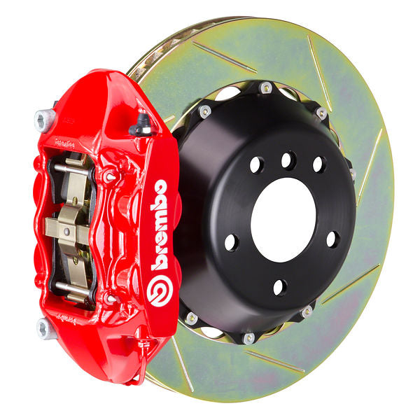 Brembo GT Big Brake Kit Front 4-Piston 345x28 - MINI Mini Cooper, Mini Cooper S Hardtop F55 F56 14-24 - GT Red Slotted Type 1 - Revzone