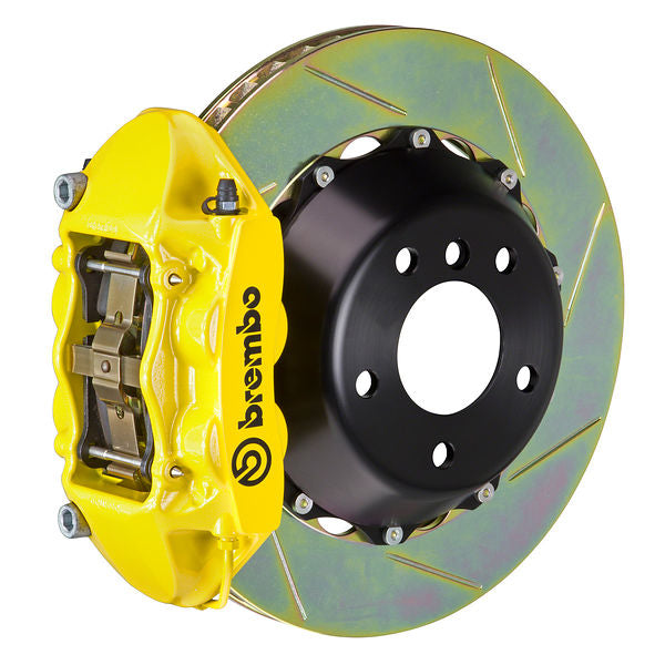 Brembo GT Big Brake Kit Front 4-Piston 345x28 - MINI Mini Cooper, Mini Cooper S Hardtop F55 F56 14-24 - GT Yellow Slotted Type 1 - Revzone