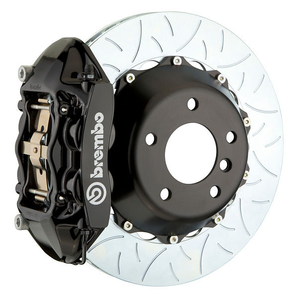 Brembo GT Big Brake Kit Front 4-Piston 345x28 - MINI Mini Cooper, Mini Cooper S Hardtop F55 F56 14-24 - GT Black Slotted Type 3 - Revzone