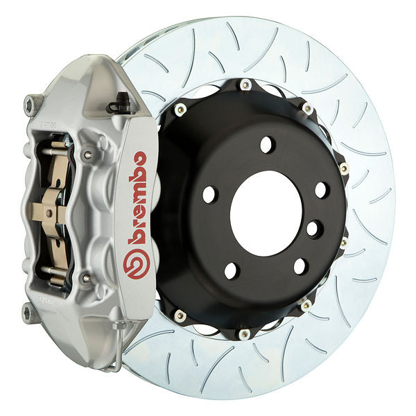 Brembo GT Big Brake Kit Front 4-Piston 345x28 - MINI Mini Cooper, Mini Cooper S Hardtop F55 F56 14-24 - GT Silver Slotted Type 3 - Revzone