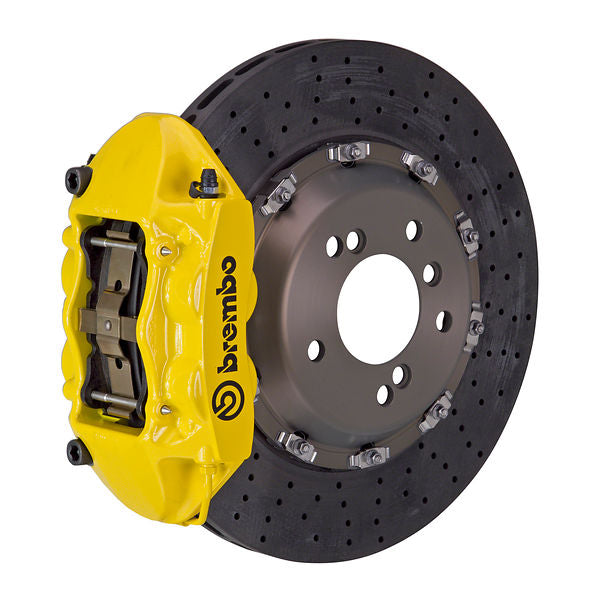 Brembo GT Big Brake Kit Front 4-Piston 328x28 - Mazda Miata MX-5 ND 16+ - GT Yellow Drilled - Revzone