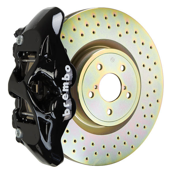 Brembo GT Big Brake Kit Front 4-Piston 326x30 - Subaru WRX VA 15-21 - GT Black Drilled - Revzone