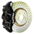 Brembo GT Big Brake Kit Front 4-Piston 326x30 - Subaru Impreza, WRX GD GG 02-14 - GT Black Drilled - Revzone