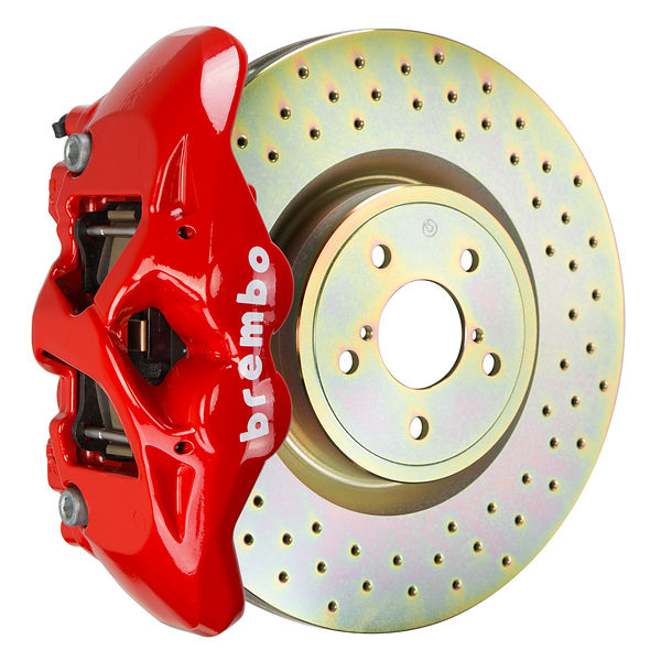 Brembo GT Big Brake Kit Front 4-Piston 326x30 - Scion FR-S ZN6 ZC6 12+ - GT Red Drilled - Revzone