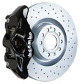 Brembo GT Big Brake Kit Front 4-Piston 345x30 - Audi A3 8P Mk5 05-19 - GT Black Drilled - Revzone