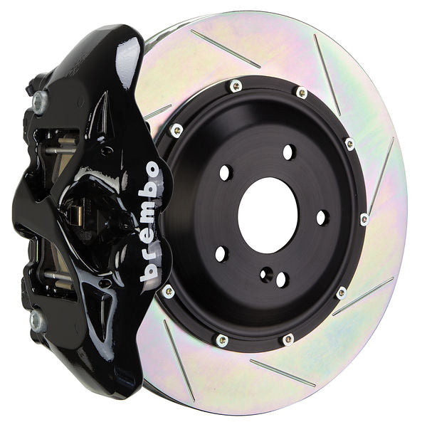 Brembo GT Big Brake Kit Front 4-Piston 326x30 - Subaru Impreza, WRX GD GG 02-14 - GT Black Slotted Type 1 - Revzone