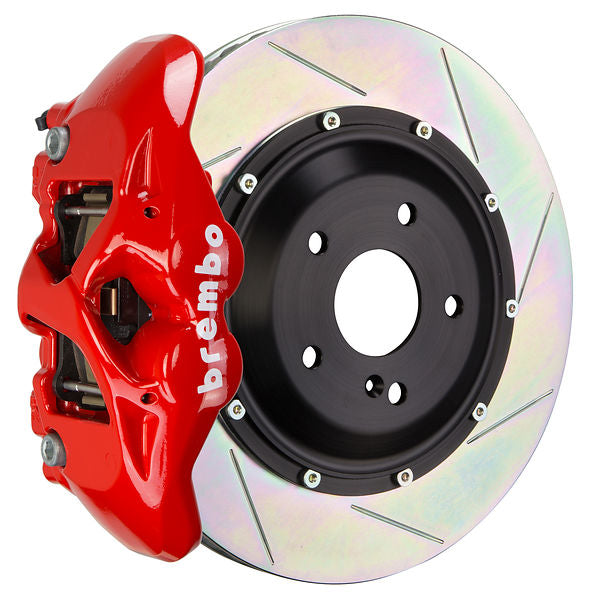 Brembo GT Big Brake Kit Front 4-Piston 326x30 - Subaru Impreza, WRX GD GG 02-14 - GT Red Slotted Type 1 - Revzone