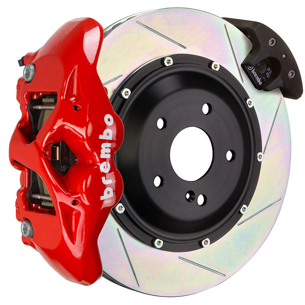 Brembo GT Big Brake Kit Rear 4-Piston 380x28 - Porsche Panamera, S, 4S, Turbo 970 09-16 - GT Red Slotted Type 1 - Revzone