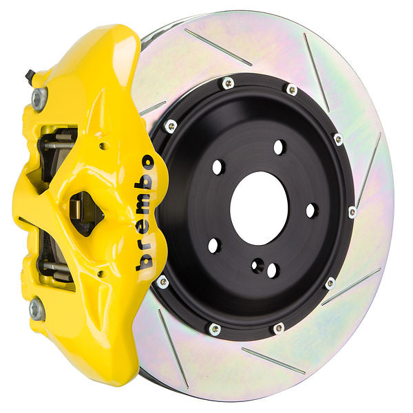 Brembo GT Big Brake Kit Front 4-Piston 326x30 - Subaru WRX VA 15-21 - GT Yellow Slotted Type 1 - Revzone
