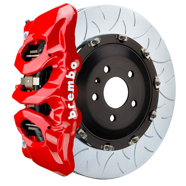 Brembo GT Big Brake Kit Front 6-Piston 380x34 - Audi A4 B9 17-25 - GT Red Slotted Type 3 - Revzone