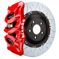 Brembo GT Big Brake Kit Front 6-Piston 380x34 - Porsche 997 GT2 997 997.1 06-10 - GT Red Slotted Type 3 - Revzone
