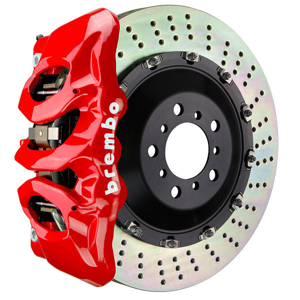 Brembo GT Big Brake Kit Front 6-Piston 405x34 - Mercedes-Benz GLC-Class X253/C253 16-22 - GT Red Drilled - Revzone