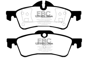 EBC 04-06 Mini Hardtop 1.6 Ultimax2 Rear Brake Pads - UD1060