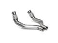 Akrapovic Link pipe set (SS) - for Audi Sport Akrapovic exhaust system - Audi RS 6 Avant (C7) 2017-2018 - L-AU/SS/4 - Revzone