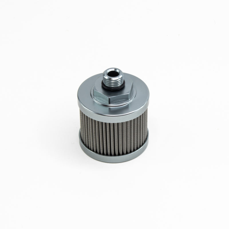 DeatschWerks Stainless Steel 6AN 100 Micron Universal Fuel Pump Pre-Filter - 8-01-06100