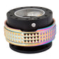 NRG Quick Release Kit - Pyramid Edition - Black Body / Neochrome Pyramid Ring - SRK-210BK/MC