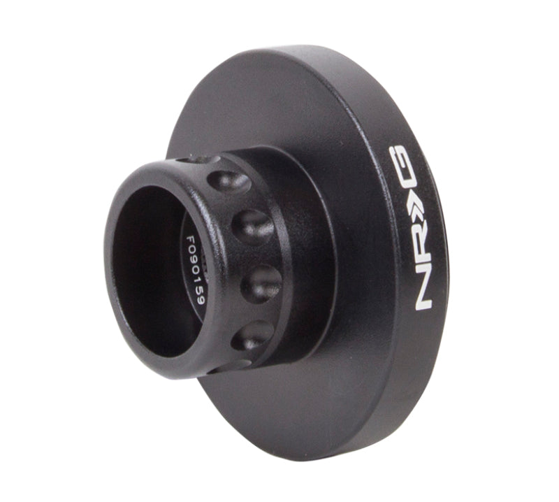 NRG Short Spline Adapter - Polaris RZR / Ranger (Secures w/OEM Lock Nut / Fits Quick Lock) - Black - SRK-RZRLH