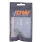 DeatschWerks 6AN Male Flare to Toyota Module Quick Connect - Anodized Matte Black - 6-02-0127-B
