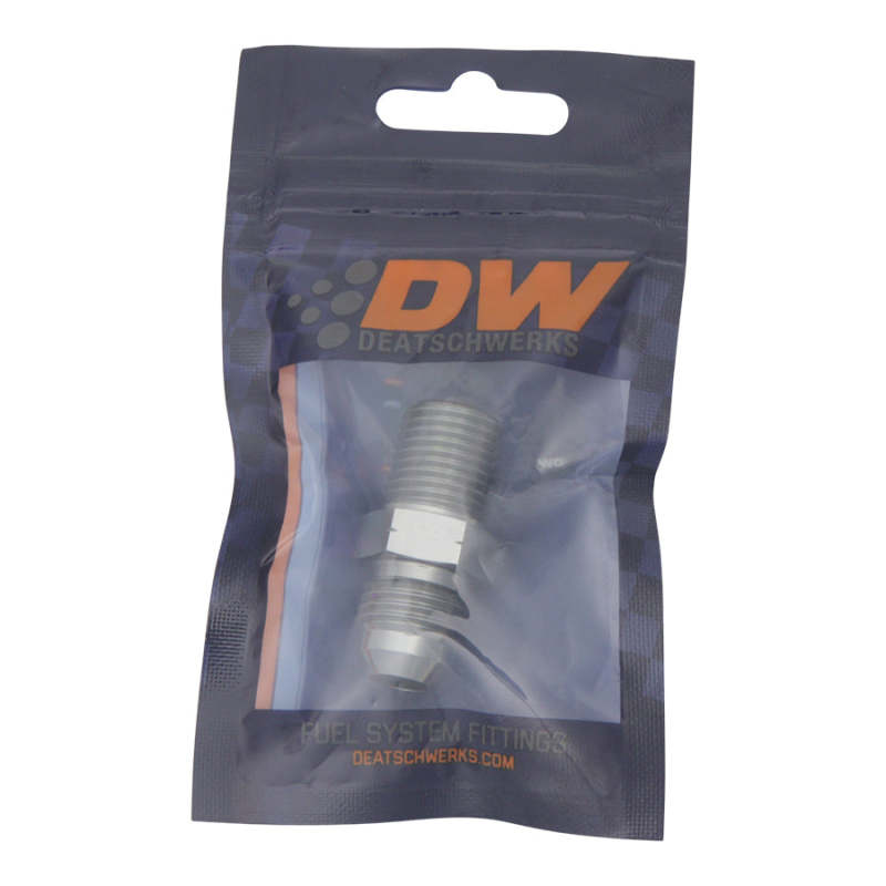DeatschWerks 6AN Male Flare To 3/8in. Male NPT Adapter - 6-02-0902
