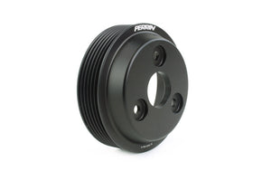 PERRIN 22-25 Subaru WRX / 21-25 Crosstrek / 20-25 LGT/OBXT/FXT Lightweight Water Pump Pulley - Black - PSP-ENG-112BK