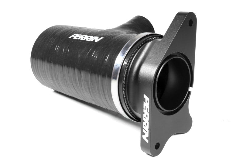 PERRIN 22-24 Subaru WRX / 20-25 LGT & OBXT Turbo Inlet Hose w/Turbo Adapter Flange (Short) - Black - PSP-INT-426BK