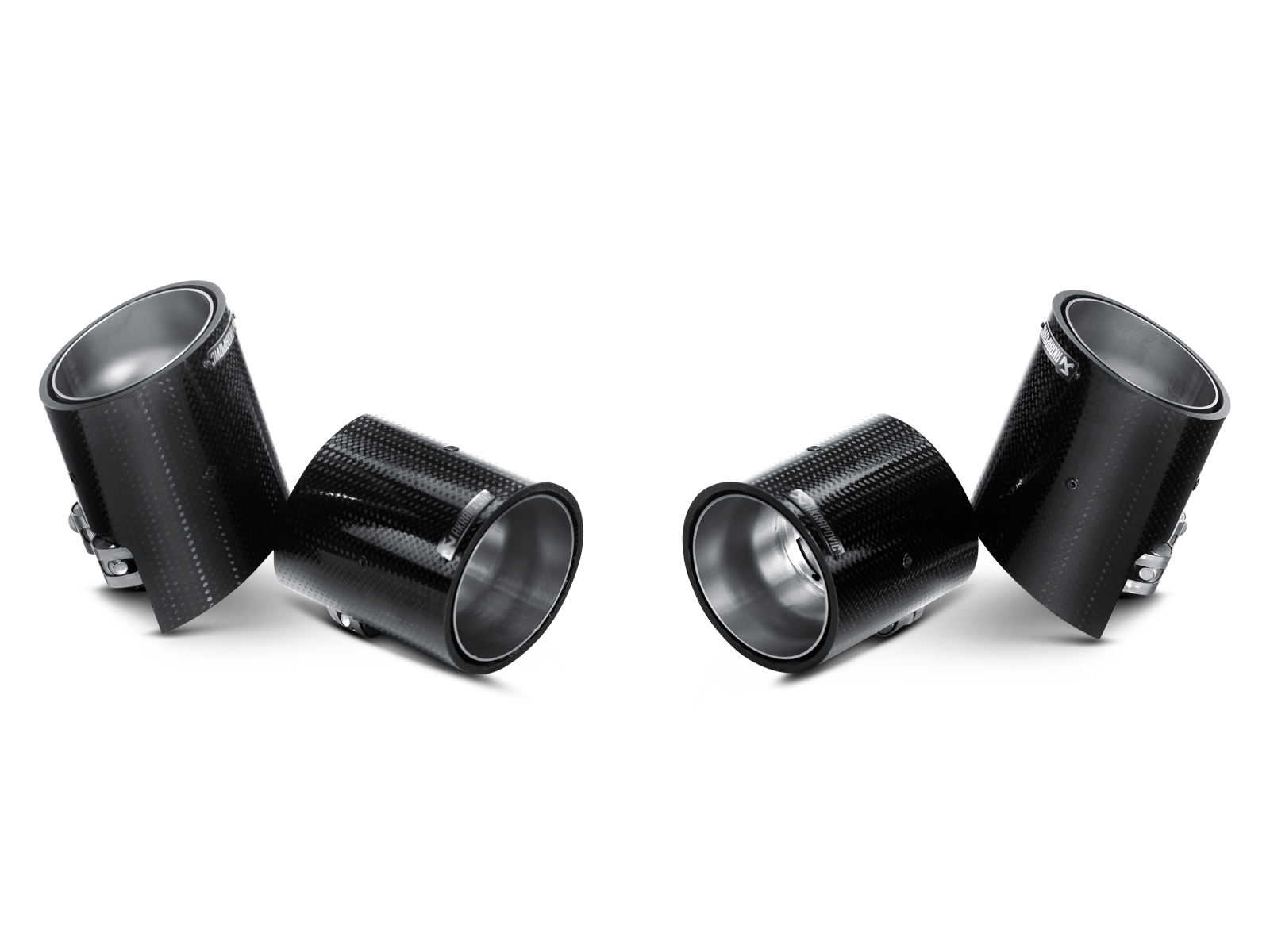 Akrapovic Tail pipe set (Carbon) - BMW 1 Series M Coupe (E82) 2012+ - TP-CT/5 - Revzone