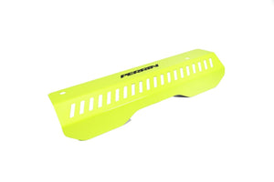 PERRIN 22-25 Subaru WRX Pulley Cover - Neon Yellow (SHORT - For Use w/PERRIN AOS) - PSP-ENG-154NY