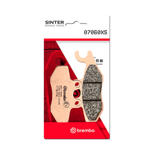 Brembo OE 05-10 Piaggio Vespa X9 Right 250cc/07-08 X8 Right 400cc Sinter Brake Pad - Front - 07060XS
